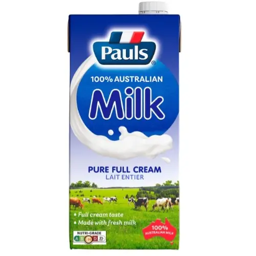 保利超高溫滅菌全脂牛奶 1 升